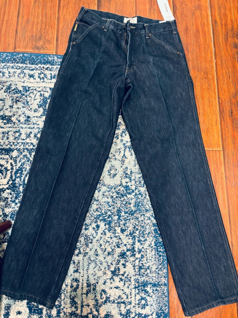 Emporio Armani Straight-Leg Dark Blue Jeans